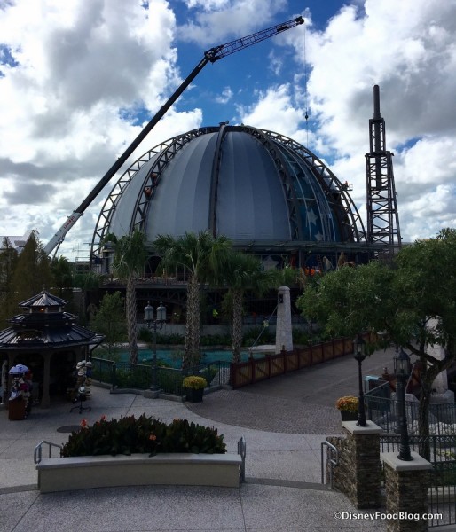 Planet Hollywood Observatory construction