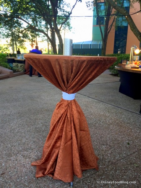 High Boy Table in the Beer Garden