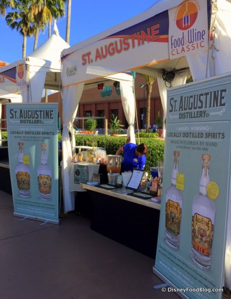 St. Augustine Distillery Booth