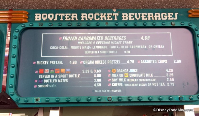 The Lunching Pad Menu