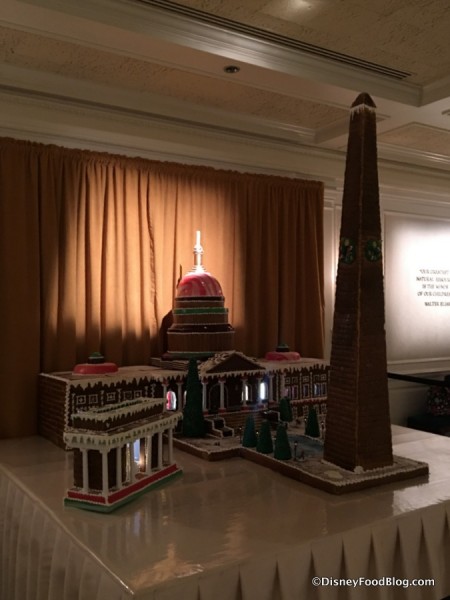 Washington, D.C. Gingerbread Display