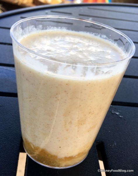 Coquito with an Oak and Palm Spiced Rum Floater