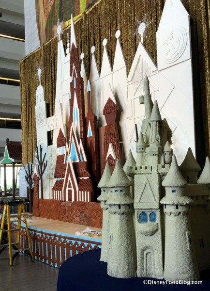 Frozen Gingerbread Display