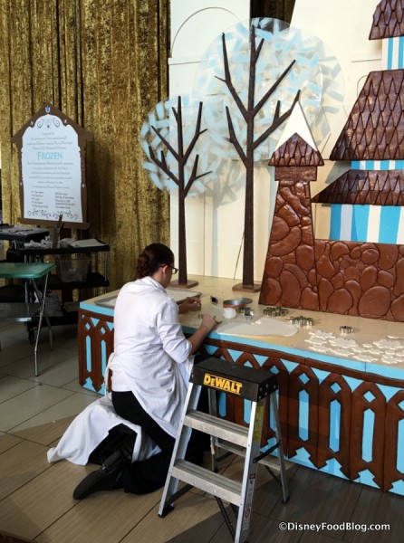 Working on the display