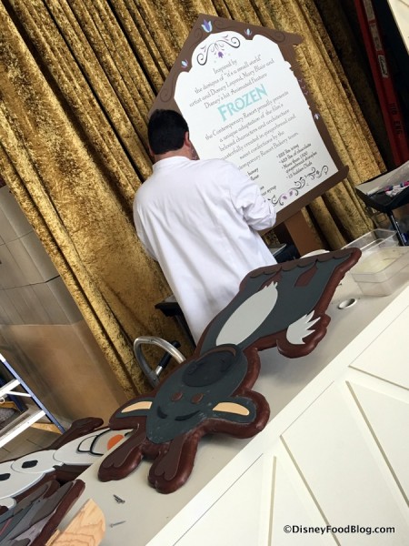 Working on the display