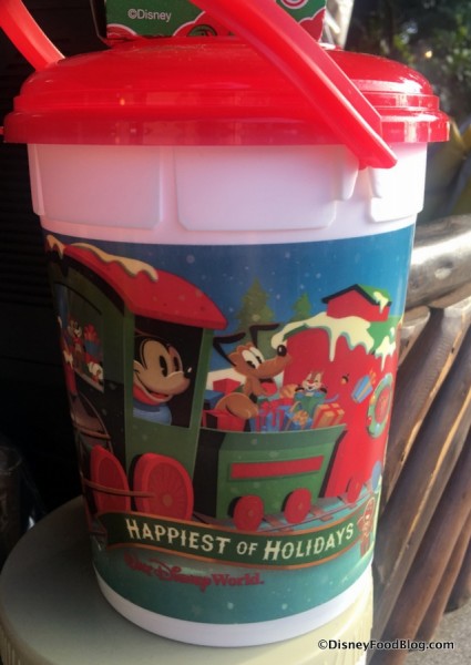 Holiday Refillable Popcorn Bucket