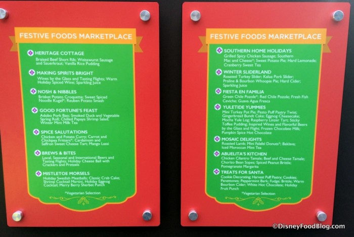 Festival of Holidays Booths sign