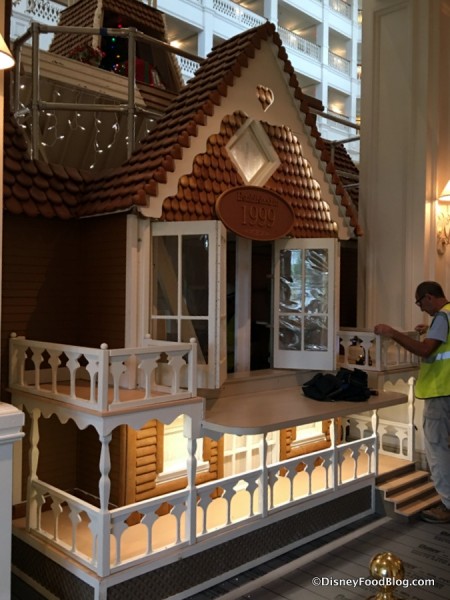 Gingerbread House underway