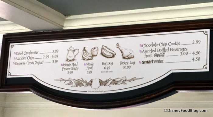 Liberty Square Market Menu