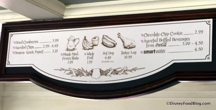 Liberty Square Market Menu