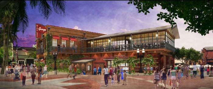 Artist rendering of Wine Bar George ©Disney
