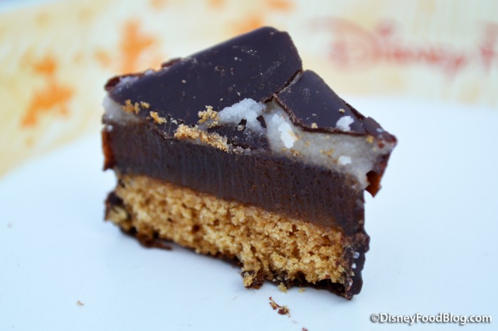 Dark chocolate square