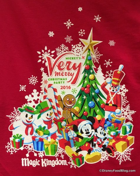 Mickey's Very Merry Christmas Party shirt design