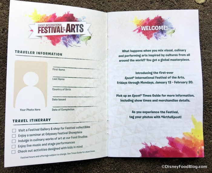 Festival of the Arts Passport