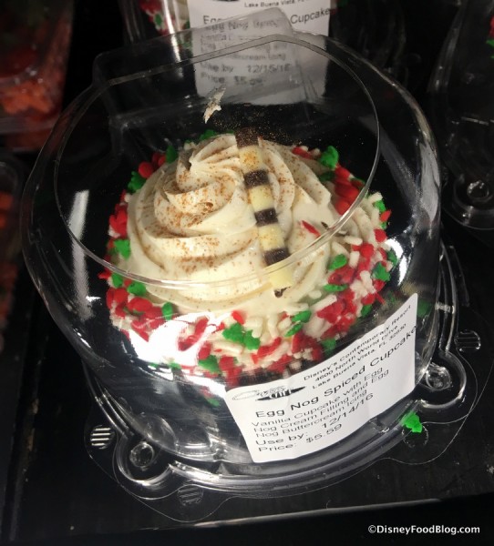 Eggnog Spiced Cupcake