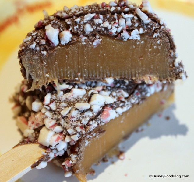 Chocolate Covered Caramel Pop -- Inside