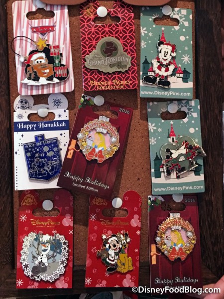 Holiday pins