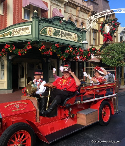 Main Street, U.S.A. Fire Chief, Mayor, and Suffragettes