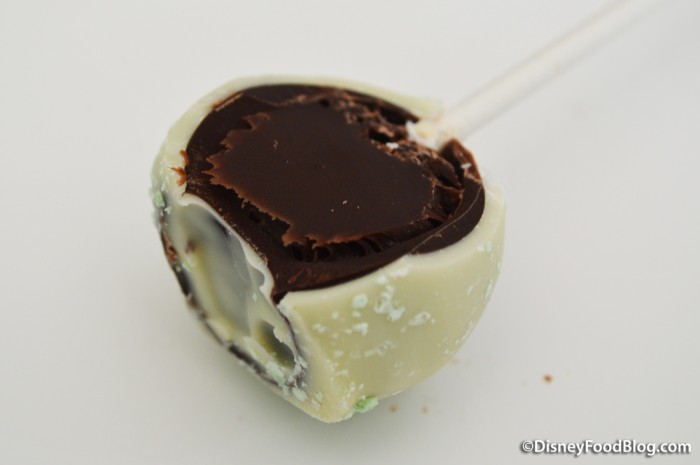 Milk chocolate center