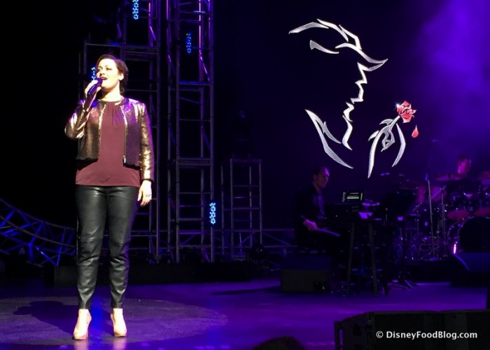 Ashley Brown Performing During Epcot Festival of the Arts
