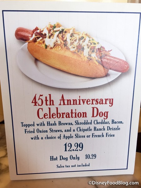 Casey's Corner 45th Anniversary Celebration Dog Signage