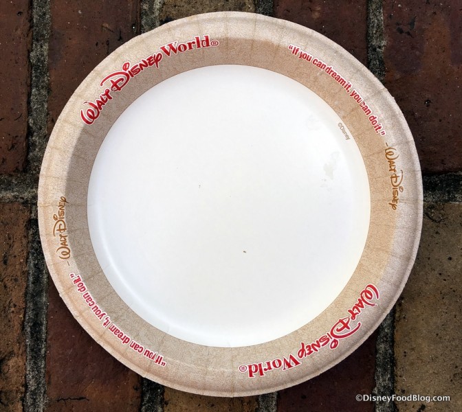 Counter Service Paper Plate