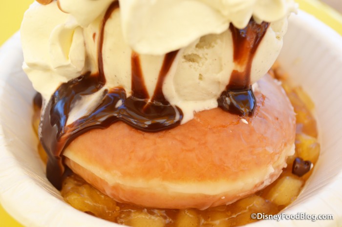 Donut Sundae close-up: Donut!!!!!