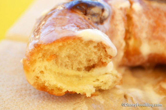 Plaza Ice Cream Parlor Glazed Donut Close-Up