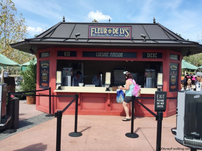 Fleur de Lys Booth in Epcot's France