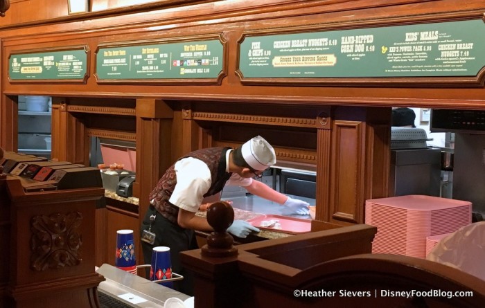 Stage Door Cafe Ordering Area