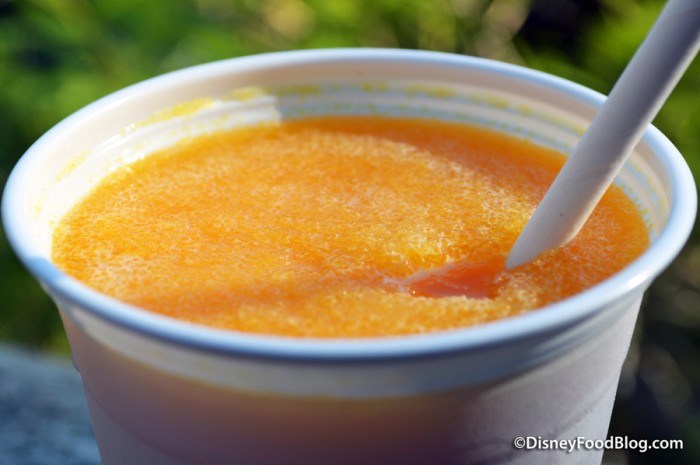Jungle Juice Slushy with Paper Straw