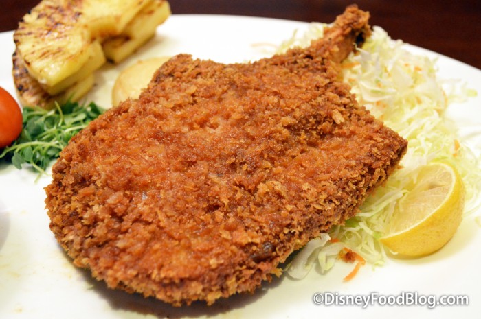 Kurobuta Tomahawk Tonkatsu -- Up Close