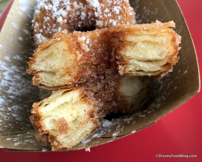 Croissant Doughnuts Cross-section