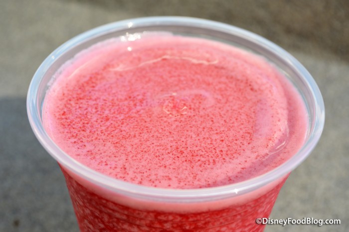 Raspberry Smoothie Close-Up
