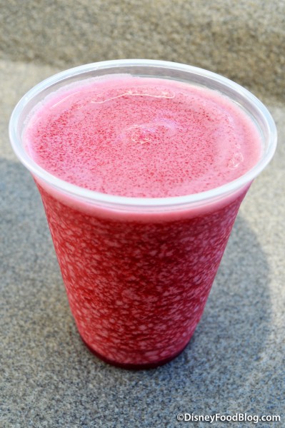 Raspberry Smoothie from Auntie Gravity's