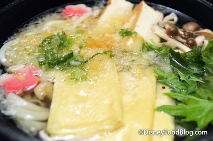 Vegetable Naveyaki Udon -- Up Close