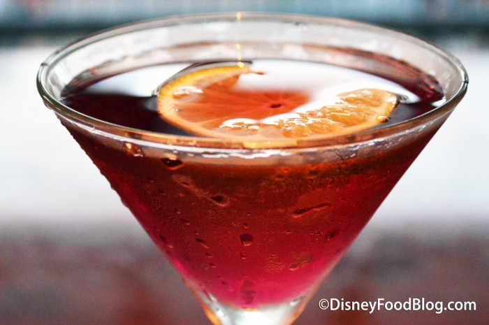 Violet Silk Martini -- Up Close