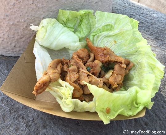 Spicy Chicken Lettuce Wrap