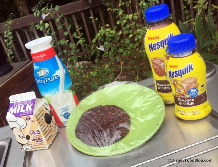 Cookies and Milk at Ice Cream Carts