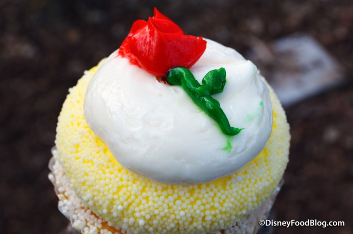 Belle-Inspired Cupcake Rose