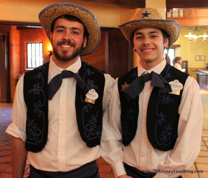 Cast Members ready to get the party started for the Nachos Rio Grande!