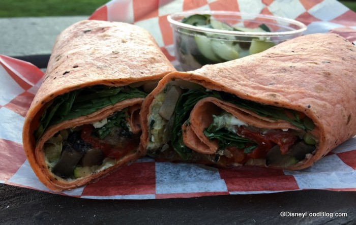 Roasted Portobello Vegetable Wrap