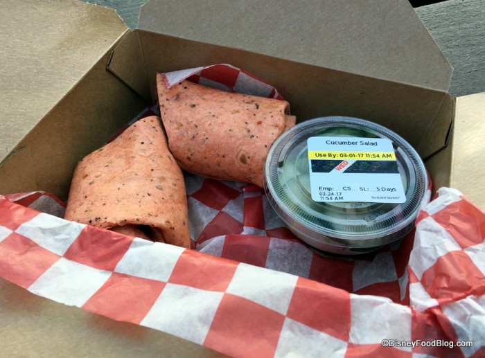 Roasted Portobello and Vegetable Wrap