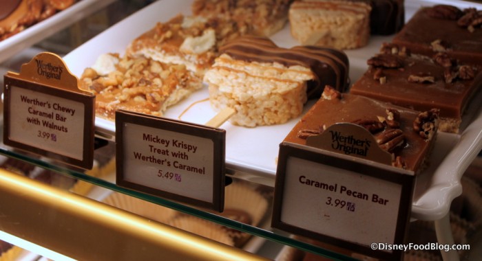 Karamel Kuche Display