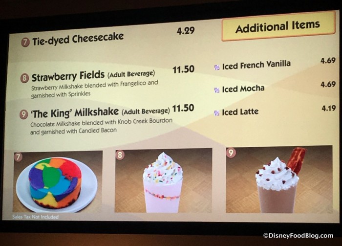 Adult Milkshakes on the Menu