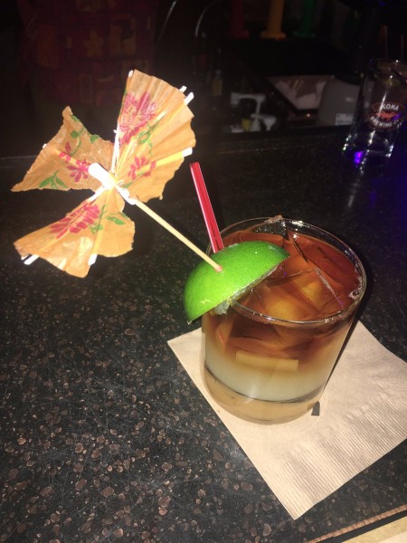 You can't pass up the Tropical Dark and Stormy!