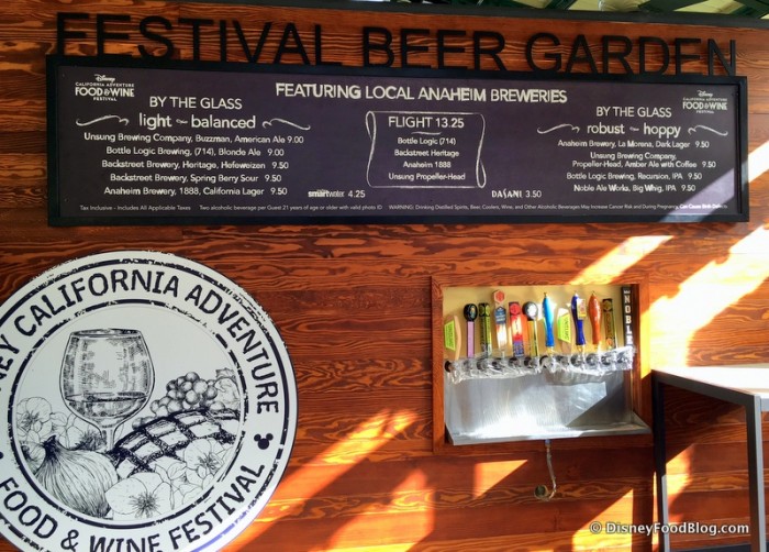 Disney California Adventure Food and Wine Festival 17_-007 Festival Beer Garden