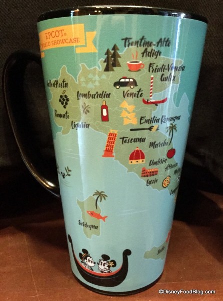 Other side of Italia Mug