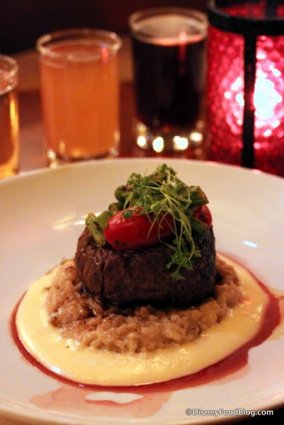Le Cellier Filet and Unibroue Beer Flight