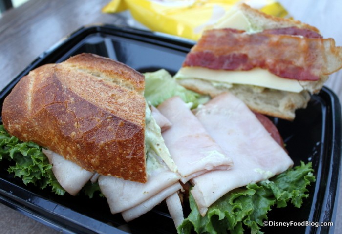 Turkey Pesto Club -- Up Close